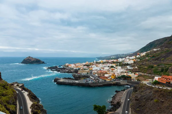 Tenerife, Kanarya Adaları 'ndaki Garachico' nun hava manzarası — Stok fotoğraf