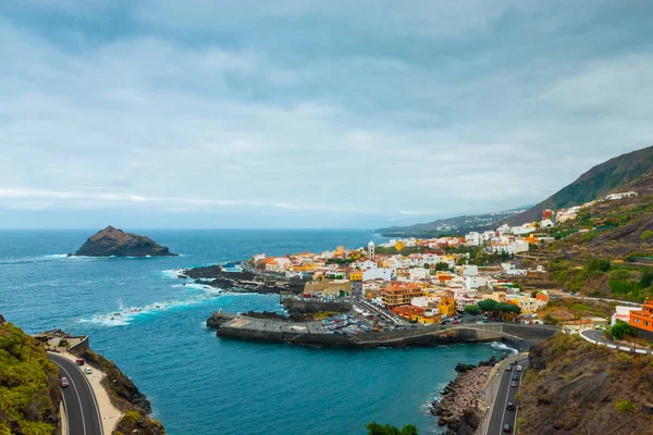 Tenerife, Kanarya Adaları 'ndaki Garachico' nun hava manzarası — Stok fotoğraf