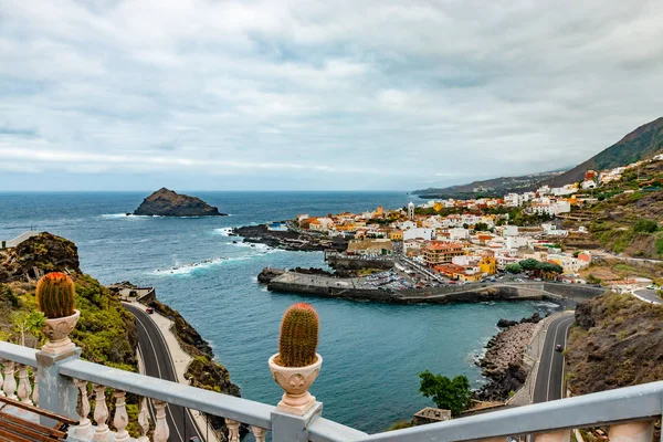 Letecký pohled na Garachico v Tenerife, Kanárské ostrovy — Stock fotografie