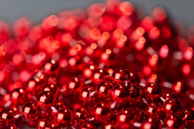 Bokeh ışıklarıyla Noel süslemesi. 