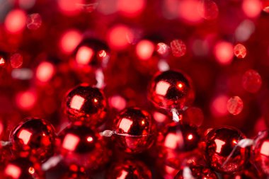 Bokeh ışıklarıyla Noel süslemesi. 