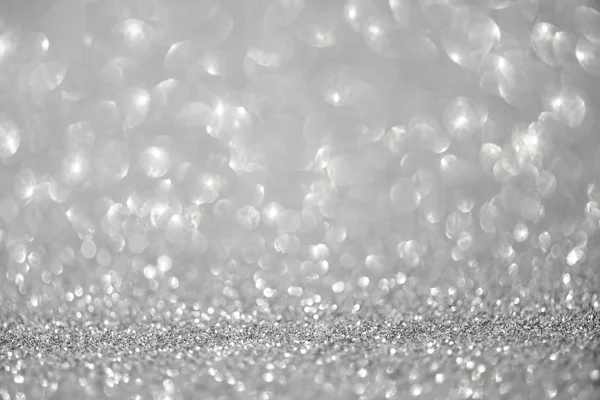 Argent fond paillettes de Noël — Photo