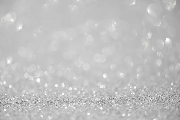 Silver christmas glitter background — Stock Photo, Image