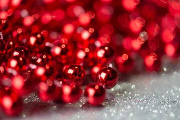 Weihnachtsdekoration mit Bokeh-Lichtern. — Stockfoto