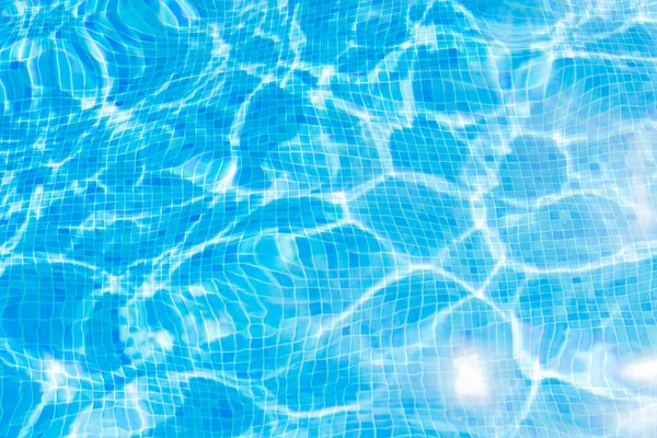 Superficie Della Piscina Blu Sfondo Acqua Piscina — Foto Stock