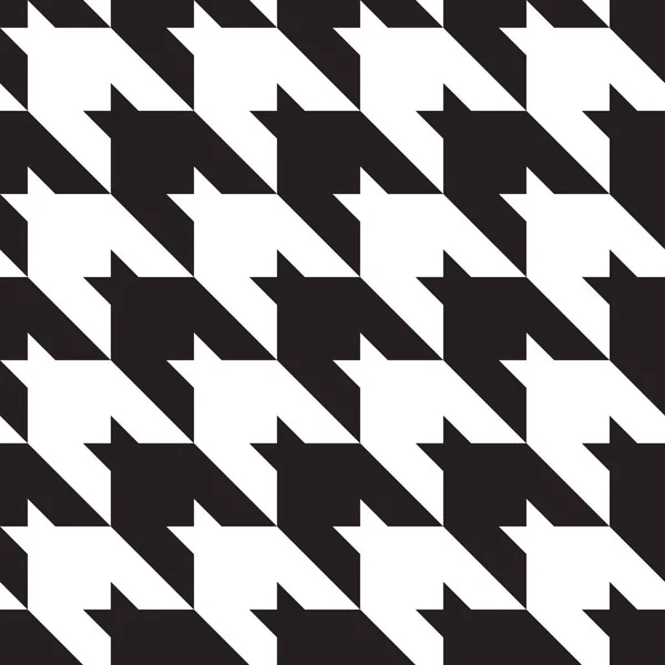 Houndstooth seamless pattern — Stock Vector