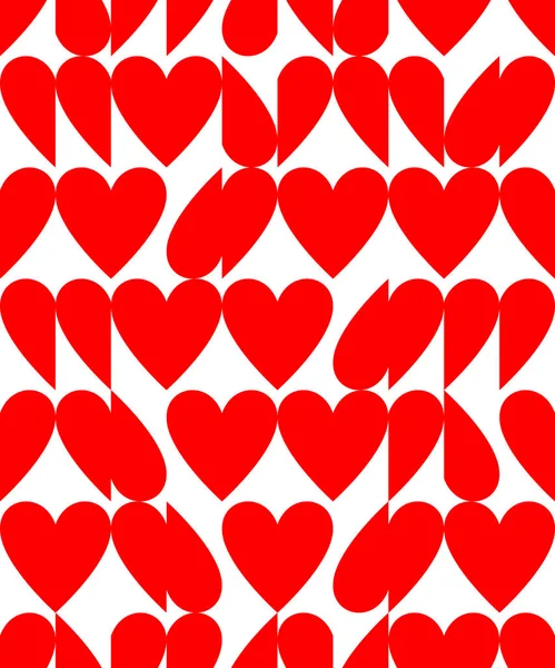 Heart shape seamless pattern — Stock Vector