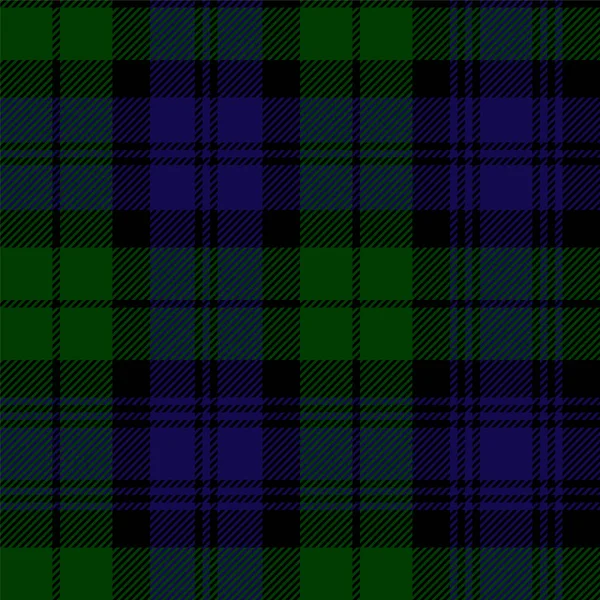 İskoç kareli yeşil, siyah, mavi. Campbell tartan kesintisiz p