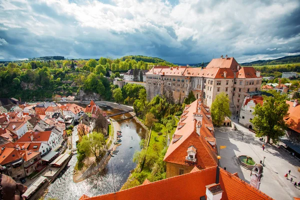 Cesky krumlov kastély — Stock Fotó