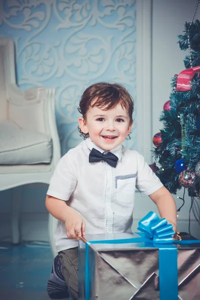 Christmas cute boy — Stock Photo, Image