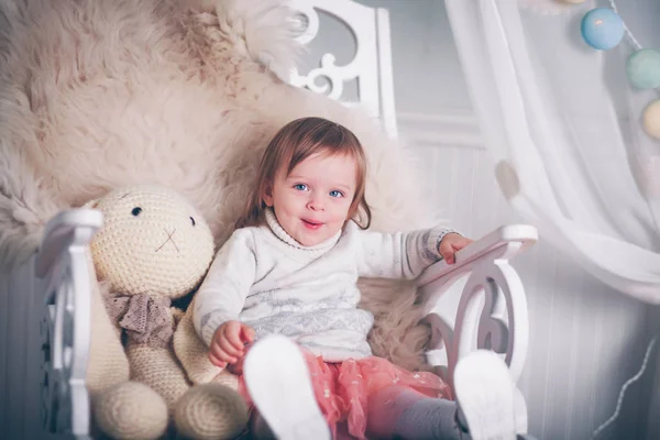 Pequena princesa feliz — Fotografia de Stock