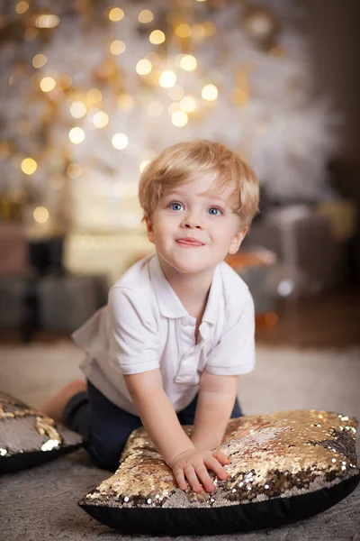 Kerst jongen — Stockfoto