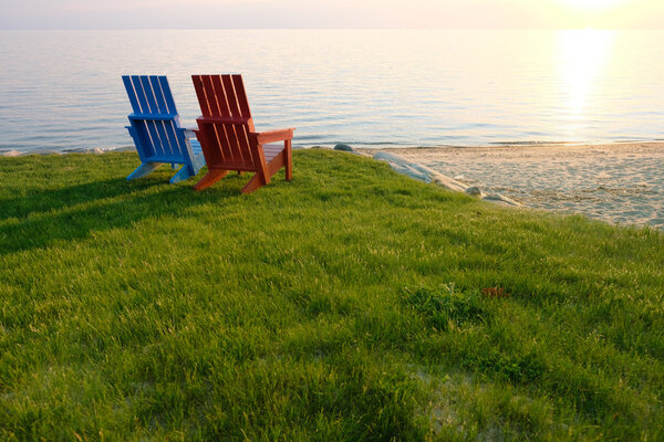 Sunset at Lake Huron