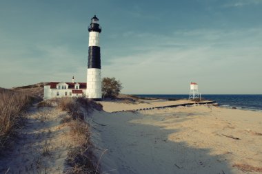 Sable noktası deniz feneri
