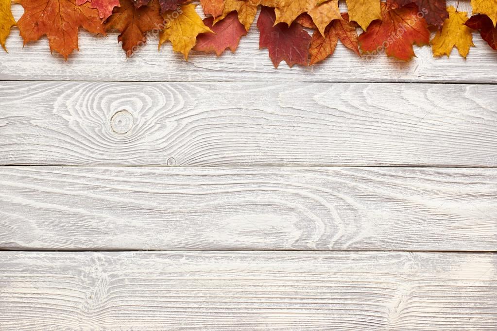 YomyCeo 10x6.5ft Vintage Wood Wall Photo Backdrops Autumn Leaves Backgrounds Thanksgiving Background