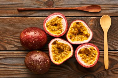 Olgun tutku meyve grubu