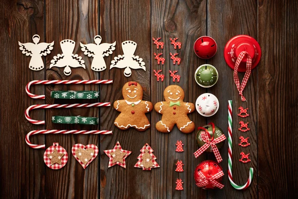 Decoraciones y galletas hechas a mano — Foto de Stock