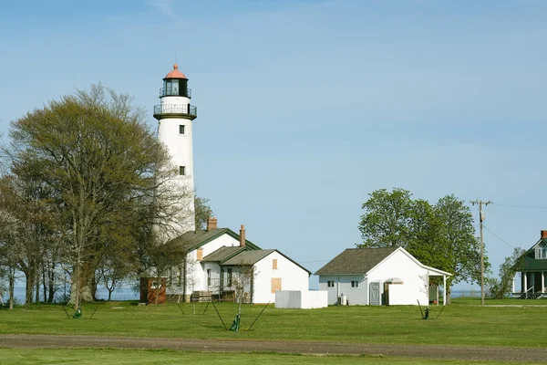 Pointe aux barques vuurtoren — Stockfoto