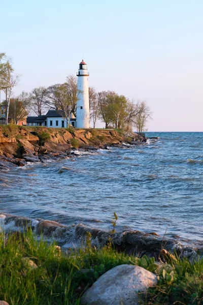 Pointe aux barques vuurtoren — Stockfoto