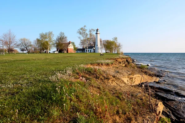 Pointe aux barques vuurtoren — Stockfoto