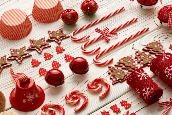 Christmas homemade decorations — Stock Photo, Image