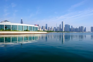 Chicago manzarası sabah