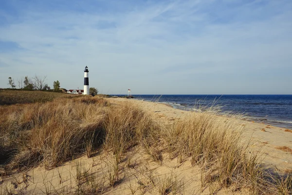 Sable Point Lighthouse — Zdjęcie stockowe