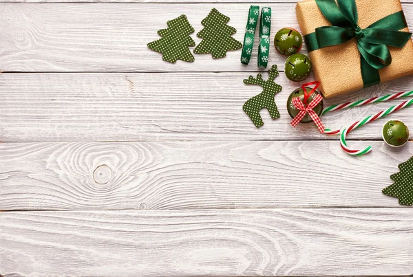 Kerstcadeau en decoraties — Stockfoto