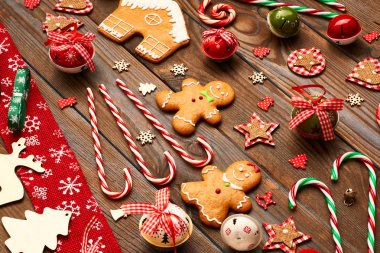 Süslü Noel kurabiyeleri