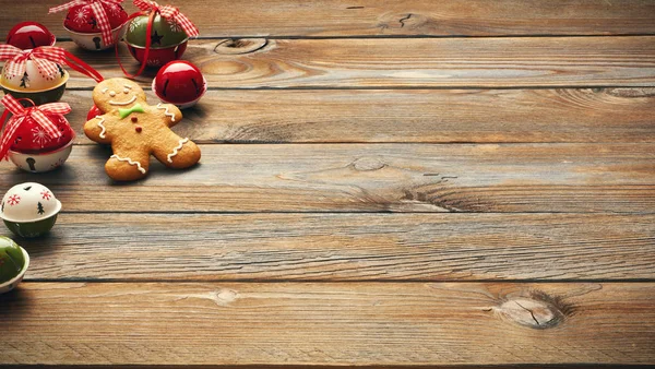 Christmas cookie i dekoracje — Zdjęcie stockowe