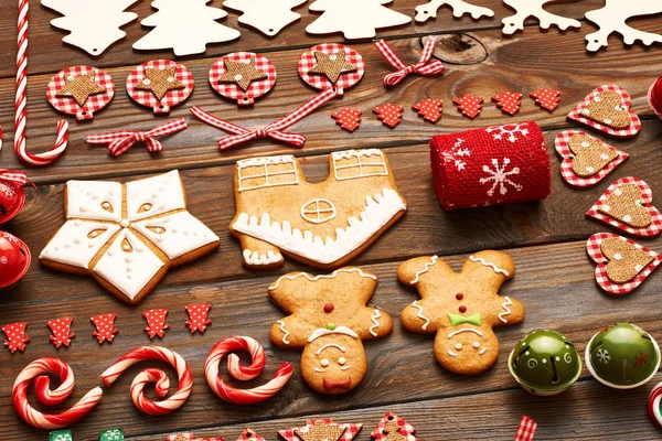 Süslü Noel kurabiyeleri