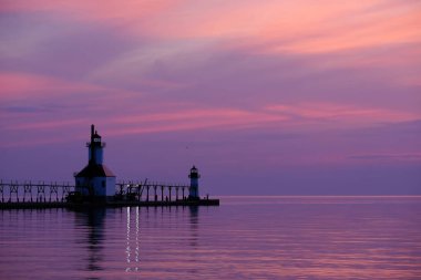 St Joseph North Pier ışıklar 