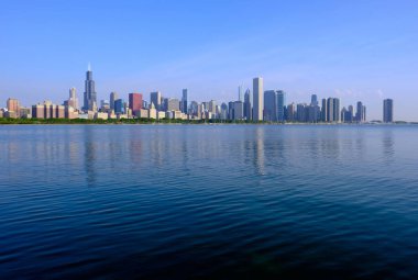 Chicago manzarası sabah