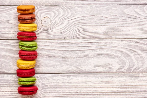 Francia macarons határán — Stock Fotó