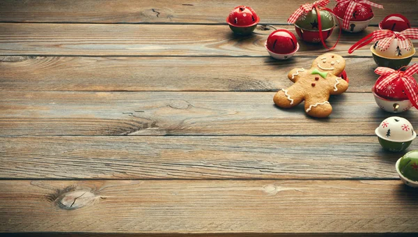 Weihnachten hausgemachte Lebkuchen Mann Plätzchen — Stockfoto