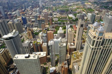 Chicago manzarası görünümü