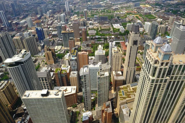 Vista do horizonte de Chicago — Fotografia de Stock