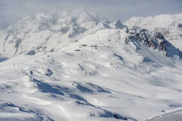 Invierno alpino montaña paisaje — Foto de Stock