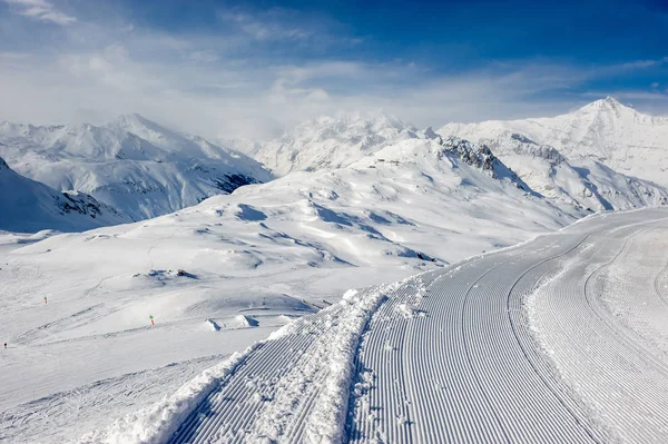 Paysage alpin d'hiver — Photo