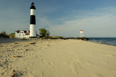 büyük bir sable noktası deniz feneri