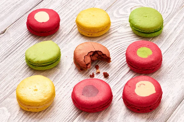 Fransız lezzetli tatlı badem kurabiyeleri — Stok fotoğraf