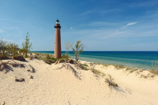 küçük bir sable noktası deniz feneri