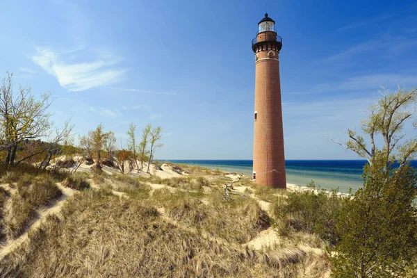 Malý maják sable point — Stock fotografie