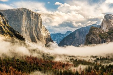Yosemite National Park Valley clipart