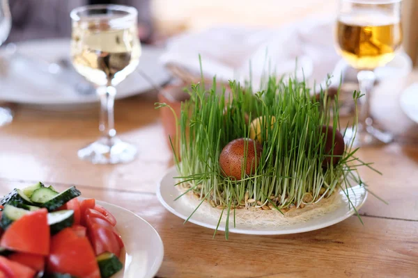 Easter table setting — Stock Photo, Image