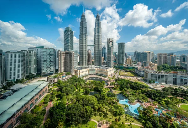 Linha do horizonte de Kuala Lumpur — Fotografia de Stock