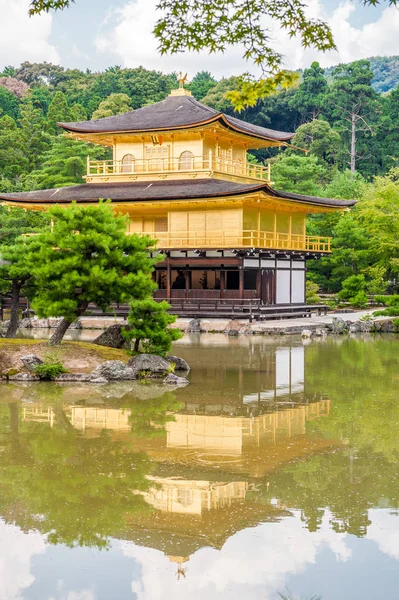 Kinkaku-ji temple v Kjótu — Stock fotografie