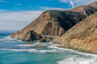 Pacific coast landscape clipart