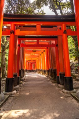 Ahşap yakın kapı Kyoto yakınlarında
