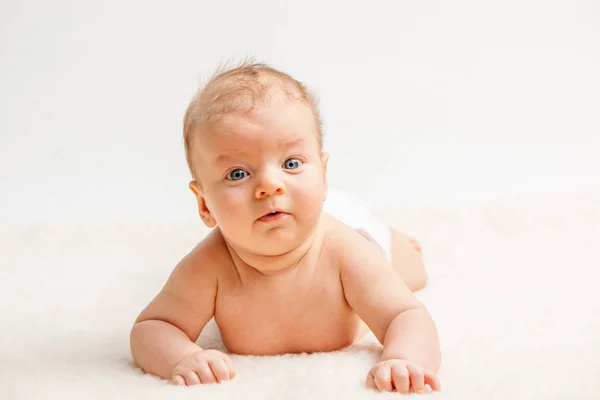 Schattig baby jongen — Stockfoto